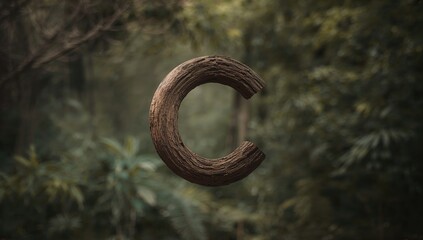 Design a tree trunk shaped like the letters C or G (Gardening)