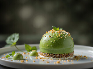 cream cheese with green 