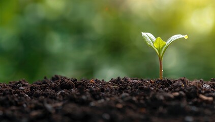 Environmental, social and governance concept, focus on sustainable growth and emission reduction