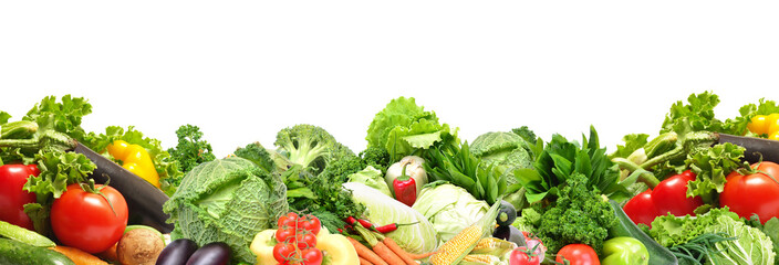 Fresh vegetables isolated