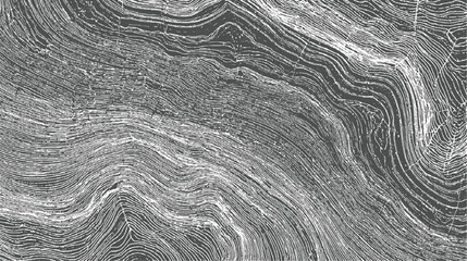 Abstract grayscale topographic lines pattern with organic curves and textured details background