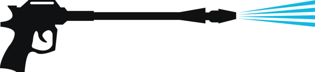 pressure washing gun silhouette