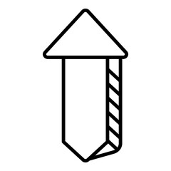 Upward Moving Arrow Icon - Progress and Success.