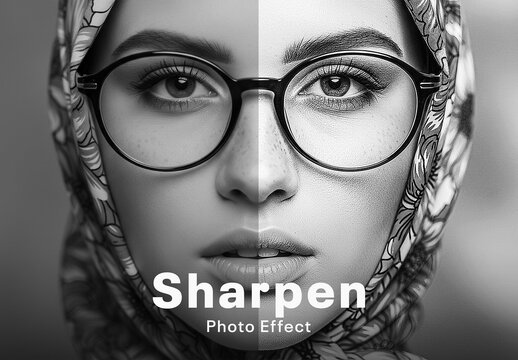Sharpen Photo Effect Template
