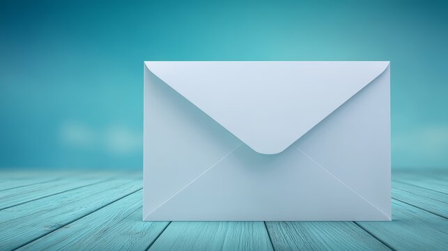 Letter tucked neatly inside an open envelope white envelope holds partially visible folded message