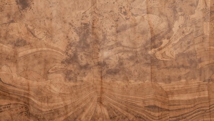 Naklejka premium Brown paper surface with wooden textures, suitable for editorial background