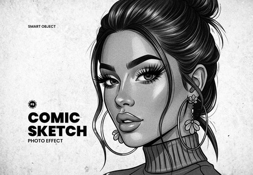 Comic Sketch Photo Effect