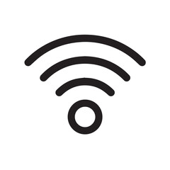 High Speed Wi-Fi Signal Icon. Strong Wireless Connection Symbol for Digital Devices and Online Connectivity.