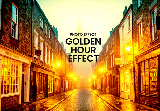 Golden Hour Photo Effect