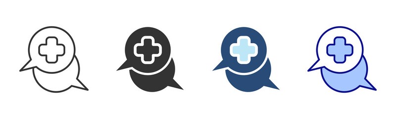 Consult Icon Set. Designed In Multi Style