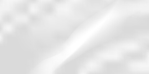 Smooth elegant white silk vector or satin luxury cloth texture background. White gray satin texture that is white silver fabric silk background. Soft shiny creased satin fabric folding texture. Vector