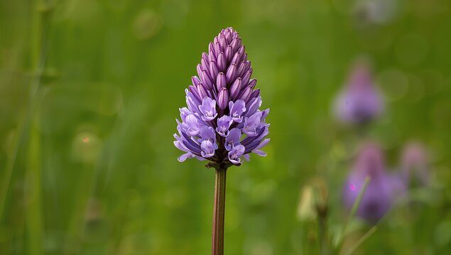 Brodiaea cluster-lilies are herbaceous perennials featuring vibrant purple blooms, showcasing seasonal beauty