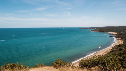 Seaside Panorama on the Atlantic Shore