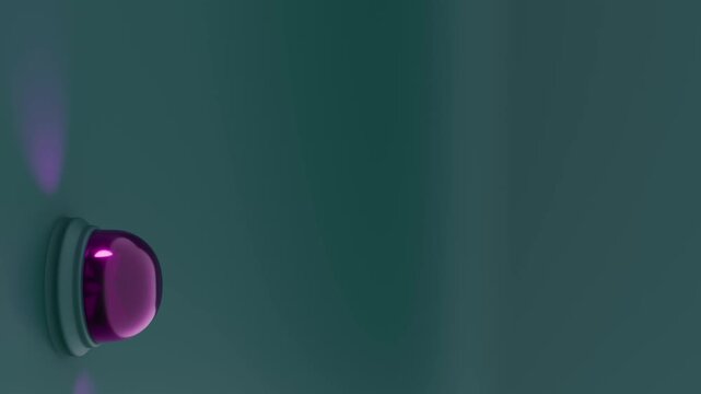 moderne Alarmsirene mit heller violetter Signalleuchte - Gefahr und Sicherheit, Warnung f&uuml;r Risiko, Notfall, Schutzsysteme in moderner Sicherheitsumgebung, Technologie, Hilfe, Rettung, Einbruch, Disco