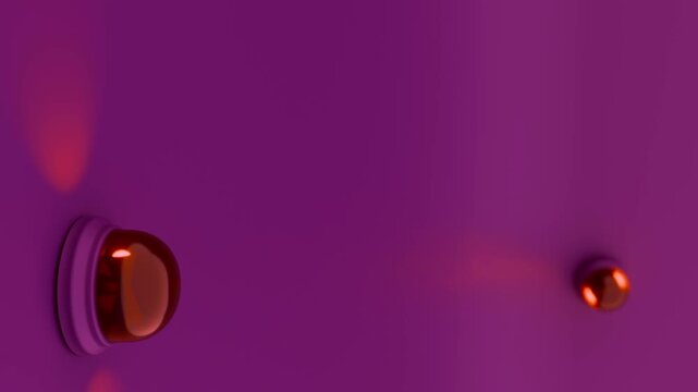 moderne Alarmsirene mit heller roter Signalleuchte - Gefahr und Sicherheit, Warnung f&uuml;r Risiko, Notfall und Schutzsysteme in moderner Sicherheitsumgebung, Technologie, Hilfe, Rettung
