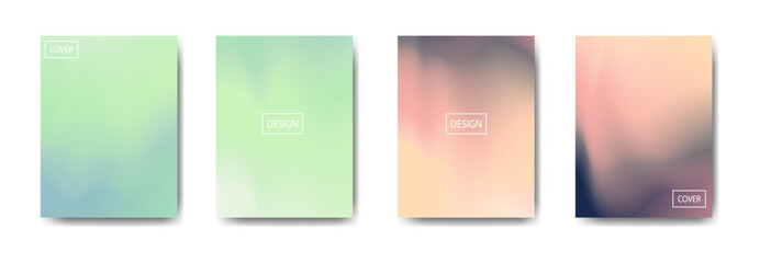 Soft Gradient Abstract Cover Design in Modern Minimalist Style