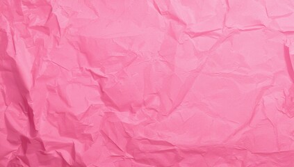 Fototapeta premium Background texture of crumpled paper with pink rose design