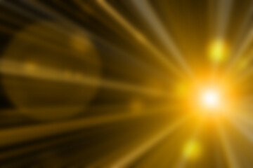 Obraz premium Sunset Light Flare Overlay