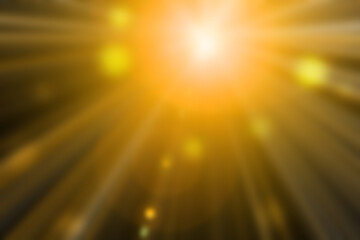 Obraz premium Sunset Light Flare Overlay