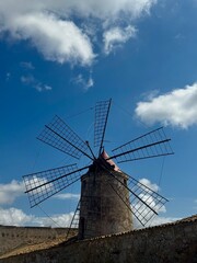 Salt flats windmill