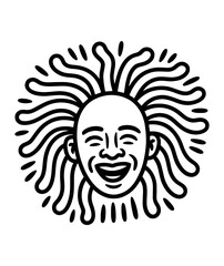 Set of Hand draw cartoon emotion vector
