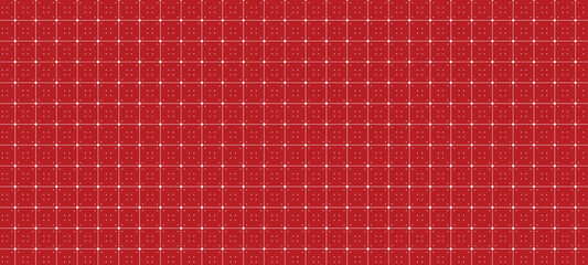 Red grid pattern background with subtle lighting, creating a textured and visually appealing surface for various design and artistic applications