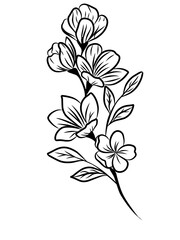 vector illustration of a flower