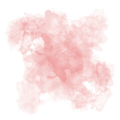 pink watercolor splash