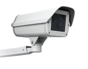 Wall-Mounted Security Camera Transparent PNG for Design Projects