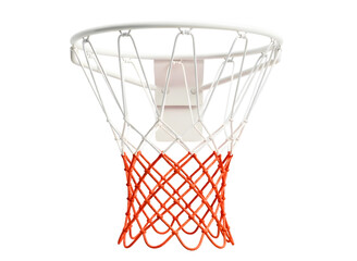 Basketball net isolated on transparent background