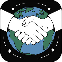 Abstract cosmic background with moon star and dark sky design