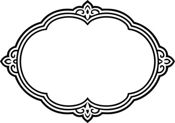 Adobe Illustrator Artwork Vintage Ornamental Border and Frame 