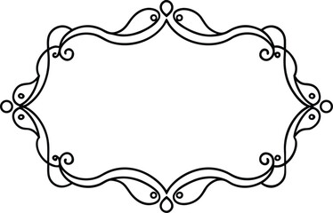 Adobe Illustrator Artwork Vintage Ornamental Border and Frame 