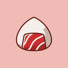 Minimalist Onigiri Logo Design for Japanese Food Brand and Modern Identity
