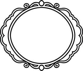 Adobe Illustrator Artwork Vintage Ornamental Border and Frame 