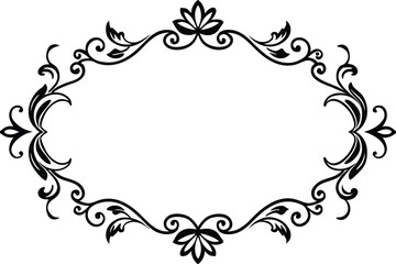 Adobe Illustrator Artwork Vintage Ornamental Border and Frame 