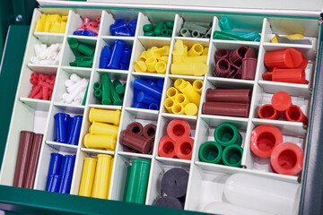 Plastic fasteners for industry and construction