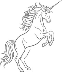 Unicorn horse mythical creature fantasy magic horn white animal fairytale legend