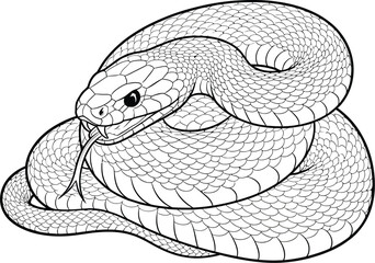 Snake reptile serpent viper animal wildlife nature predator danger venomous scales
