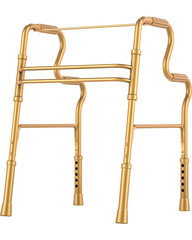 Golden Walking Frame, transparent background