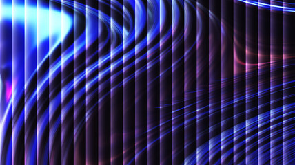 Abstract background with glowing blue lines and vertical stripes, creating a futuristic and visually stunning design