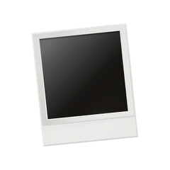 Instant Photo Frame isolated on a transparent background