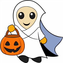 halloween pumpkin with a pumpkin