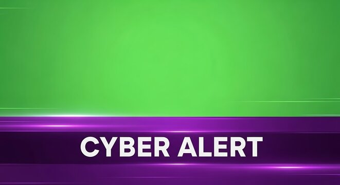 Cyber Alert Graphic - A Critical Security Warning for Digital Safety.