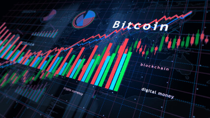 Bitcoin charts and graphs diagram