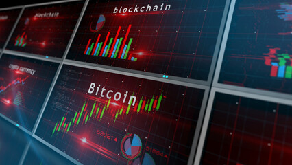 Bitcoin charts and graphs diagram