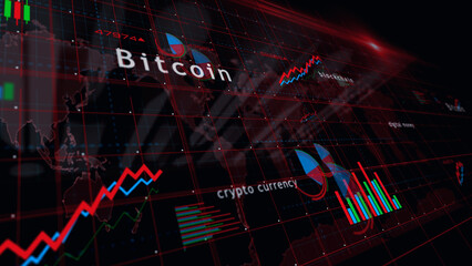 Bitcoin charts and graphs diagram