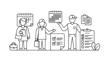 Business team working together to achieve goals