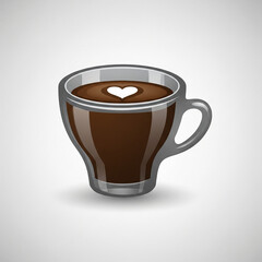 Obraz premium cup of coffee with chocolate