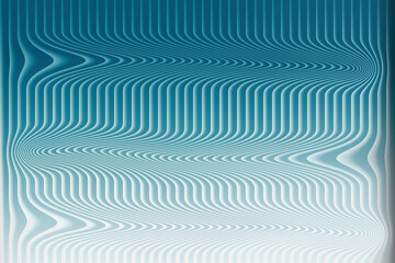 Abstract Blue and White Wavy Lines Pattern Background.